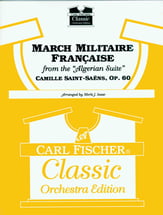 Marche Militaire Francaise Orchestra sheet music cover